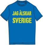Schweden-Shirt (Männer) - Sverige - blau